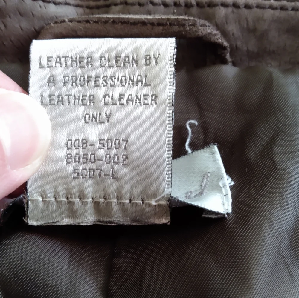 Spiegel Suede Leather Blazer, M - Picture 9 of 9